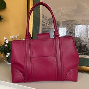 Ann Taylor leather purse tote bag